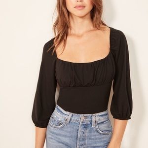 Reformation Mari Top in red